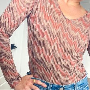 Long sleeve Missoni top